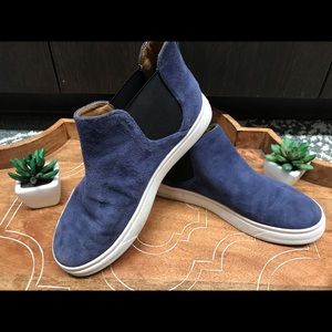 💙💙14th & Union Suede High Top Navy Slide-Ons💙💙